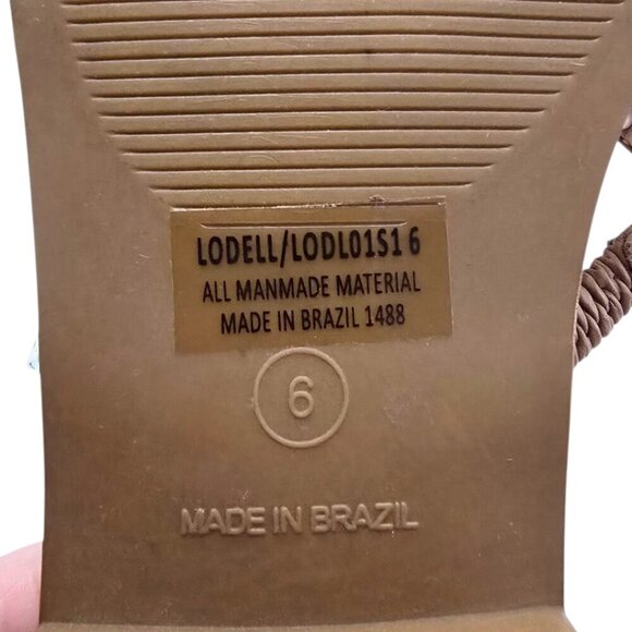 Steve Madden Lodell Tri-Band Studded Sandals Sz 6 - Picture 7 of 8